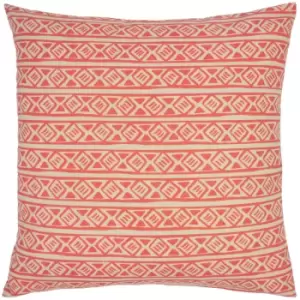 Nomi Monoprint Cushion Coral