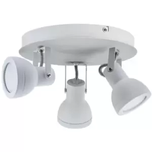 Cristal Heli 3-Light 21cm Flush Light White