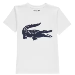 Lacoste Large Logo T Shirt - White