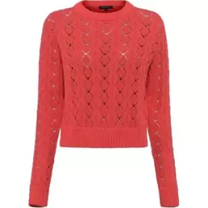 French Connection Karli Mozart Crew Neck Jumper - Red