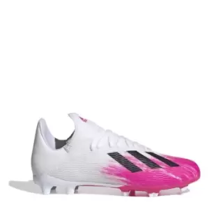 adidas X 19.3 Junior FG Football Boots - White