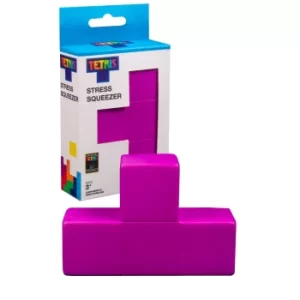 Tetris Purple T-Shape Stress Squeezer