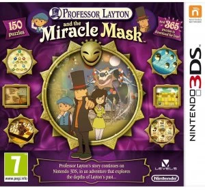 Professor Layton And The Miracle Mask Nintendo 3DS Game