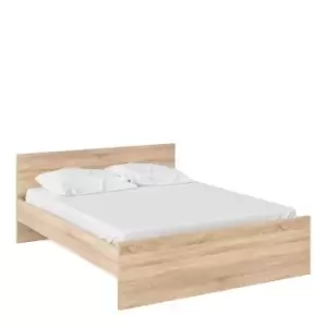 Naia Euro King Bed (160 X 200) In Oak Effect