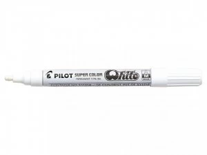 Pilot Super Color Med Paint Marker White PK12