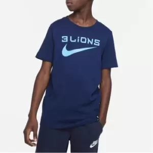 Nike England Swoosh Top 2022 2023 Juniors - Blue