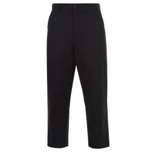 Farah Vintage Crop Hopsack Trousers - 006 Deep Black