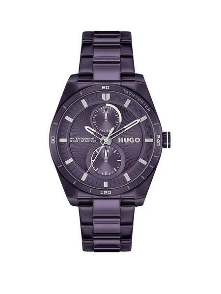 HUGO 1540170 Womens #Fast For Her Purple Dial / Purple Watch