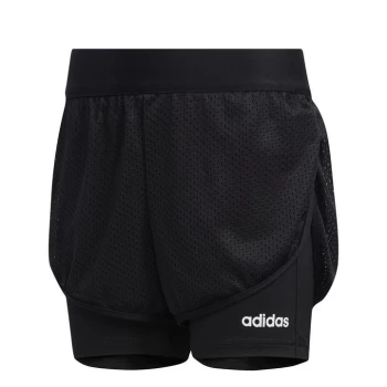 adidas YG Training Shorts Junior Girls - Black