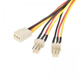 Startech TX3 Fan Power Splitter Cable 0.3m