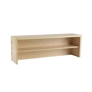 Jemini Intro 1200mm Reception Desk Riser Warm Maple KF73525