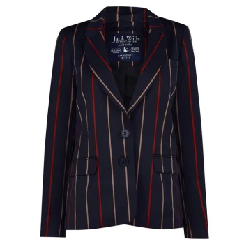 Jack Wills Apperley Stripe Blazer - Navy