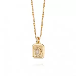 June Birthstone 18ct Gold Plated Necklace BS06_GP