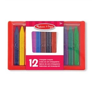 Melissa and Doug Triangular Crayons 12 pack