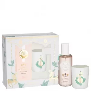 Roger&Gallet Extrait de Cologne Tubereuse Hedonie and Candle Coffret