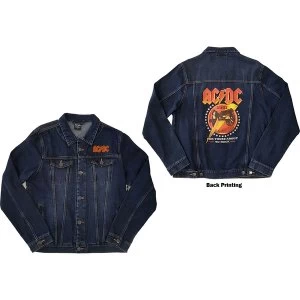 AC/DC - About To Rock Unisex XX-Large Denim Jacket - Blue