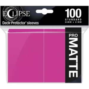 Ultra Pro Eclipse Matte Hot Pink Standard Sleeves (100 Sleeves)