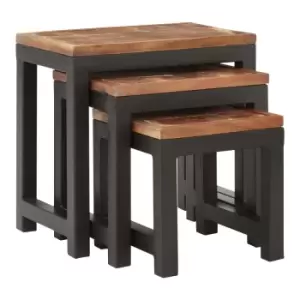 Premier Housewares Artisan Acacia Nest of 3 Tables