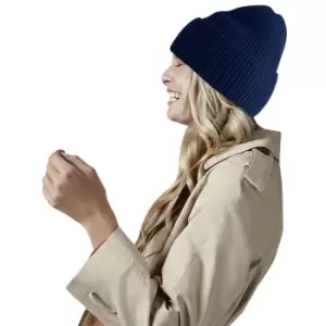 Beechfield Cuffed Oversized Beanie (One Size) (Oatmeal)