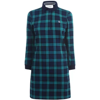 Jack Wills Worlington Rugby Dress - Navy Check