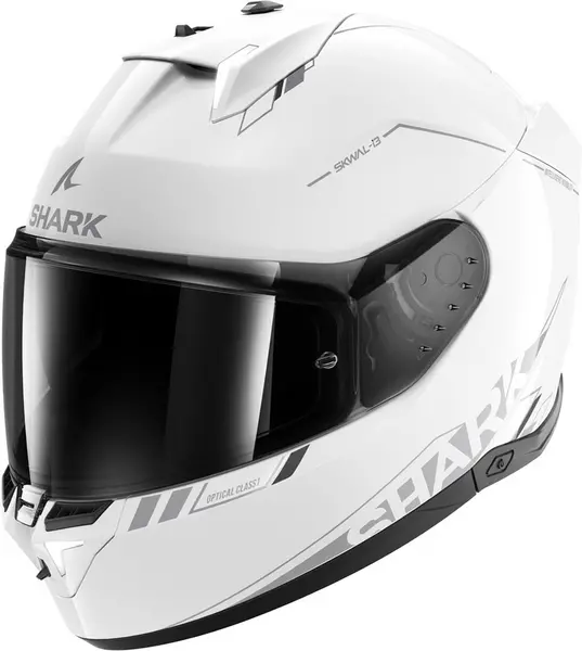 Shark SKWAL i3 Blank SP White Silver Anthracite WSA Full Face Helmet XL