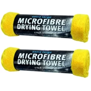 Kent Car Care XL Microfibre Drying Towel (Pack Of 6)