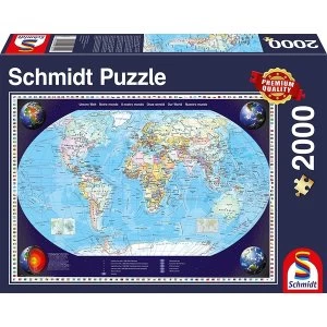 Our World Map Jigsaw Puzzle - 2000 Pieces