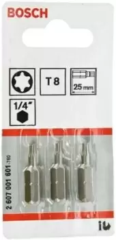 Bosch Torx Screwdriver Bit, T8