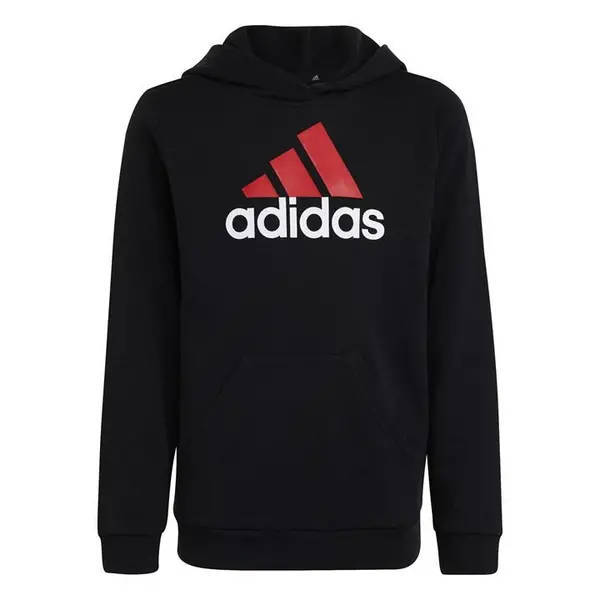 adidas Essentials Two-Tone Big Logo Hoodie Boys - Black 9 - 10 Years