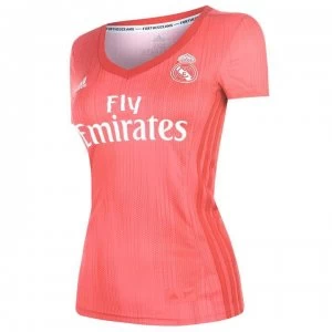 adidas Real Madrid Third Shirt 2018 2019 Ladies - Red