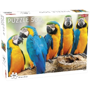 Tactic Parrots Jigsaw Puzzle - 500 Pieces