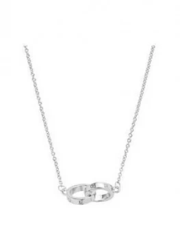 Olivia Burton Interlink Silver Necklace