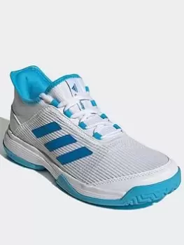 adidas Adizero Club Tennis Shoes, Pink/White, Size 5 Older
