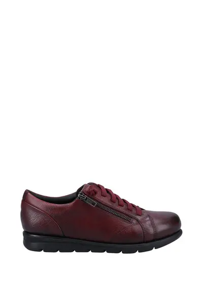 Fleet & Foster Polperro Shoe Dark Red