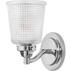 Applique murale salle de bains Bennett Chrome poli 22,5 Cm