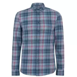 French Connection Maple Check Shirt - Blue