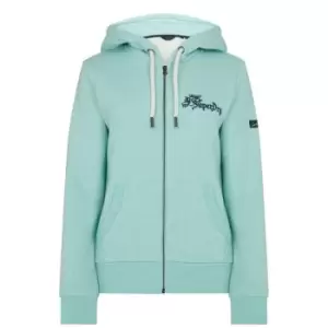 Superdry Craft Full Zip Hoodie Womens - Green