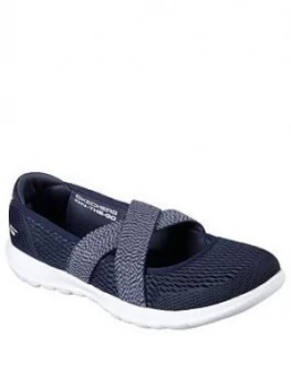 Skechers Gowalk Lite Slip On Shoe Navy