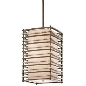 4 Light Ceiling Pendant Bronze, E27