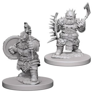 Pathfinder Deep Cuts Unpainted Miniatures (W4) Dwarf Male Barbarian