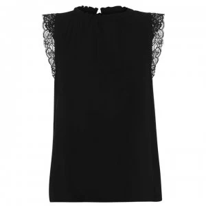 Velvet Elorea Sleeveless Shirt - Black