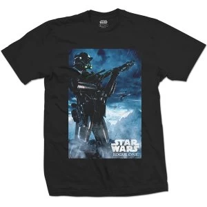 Star Wars - Rogue One Death Trooper Unisex Medium T-Shirt - Black