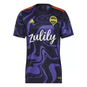 adidas Seattle Sounders Away Shirt 2021 - Blue