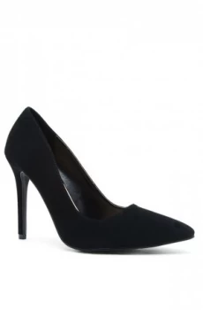 Qupid Milia court shoe Jet Black