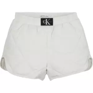 Calvin Klein Jeans Quilted Shorts - Neutral