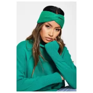 I Saw It First Knit Twist Headband - Green