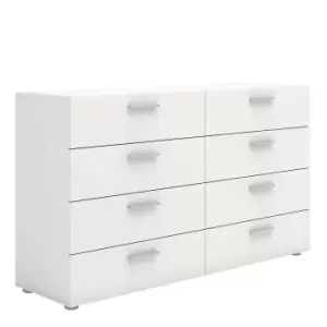 Pepe 8 Drawer Bedroom Chest, white