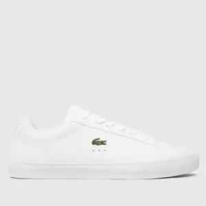 Lacoste White Lerond Pro Leather Trainers