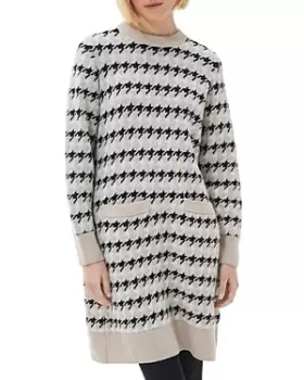 Barbour Marie Houndstooth Knit Dress