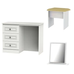 Robert Dyas Loxley Ready Assembled 3 Piece Dressing Table Set